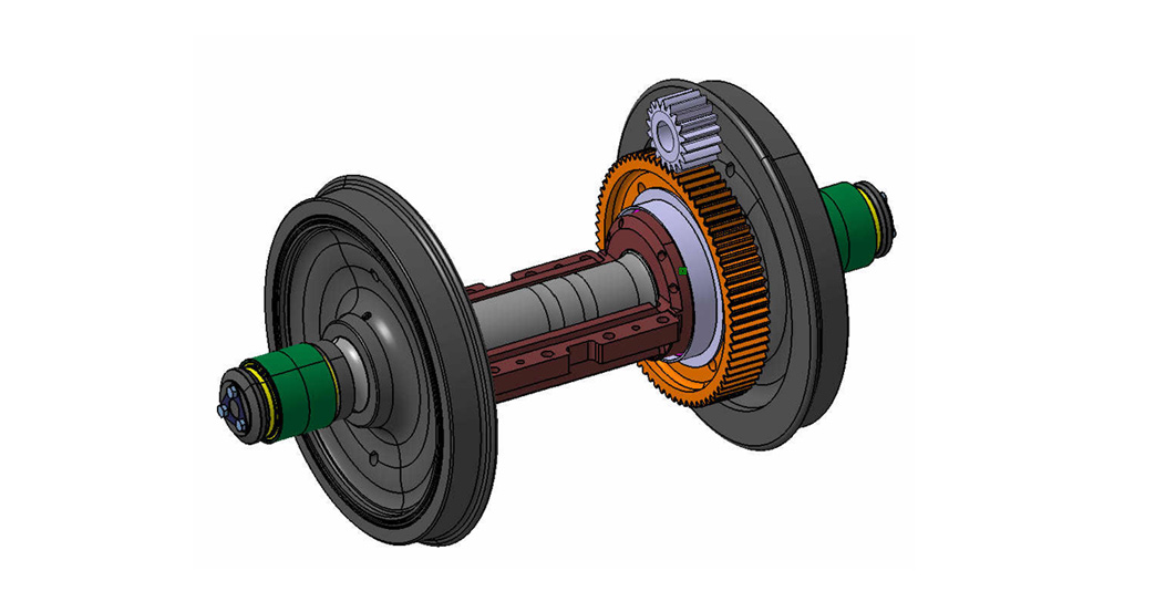 Wheelset & Bearing Assembly for Diesel Electric Locomotive(HID Type)